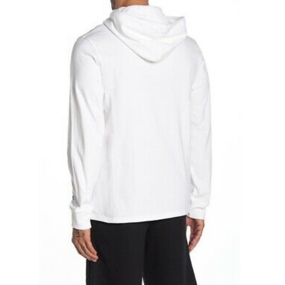 Champion Heavyweight Jersey Hoodie Men's White - Picture 5 of 5